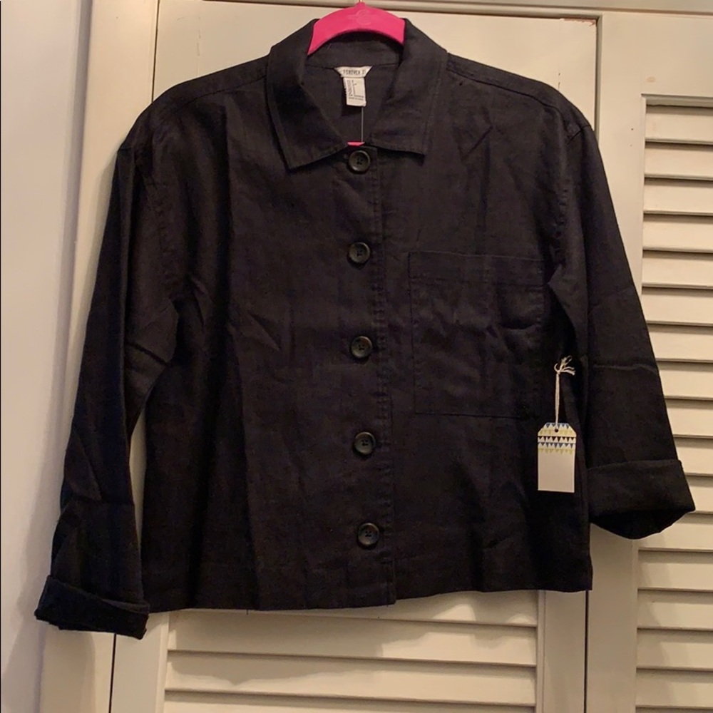 Light Button Up Top